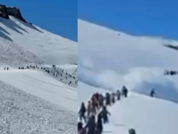 Esquiadores entraron a zona prohibida y generaron avalancha en La Parva