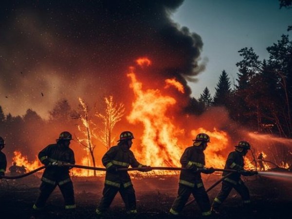 Incendio forestal fuera de control en Melipilla